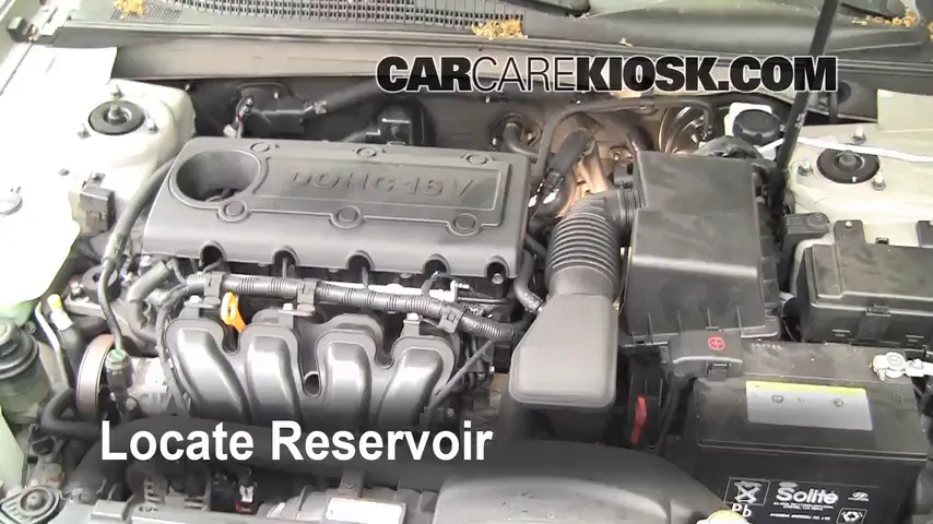 2009 Hyundai Sonata GLS 2.4L 4 Cyl. Windshield Washer Fluid
